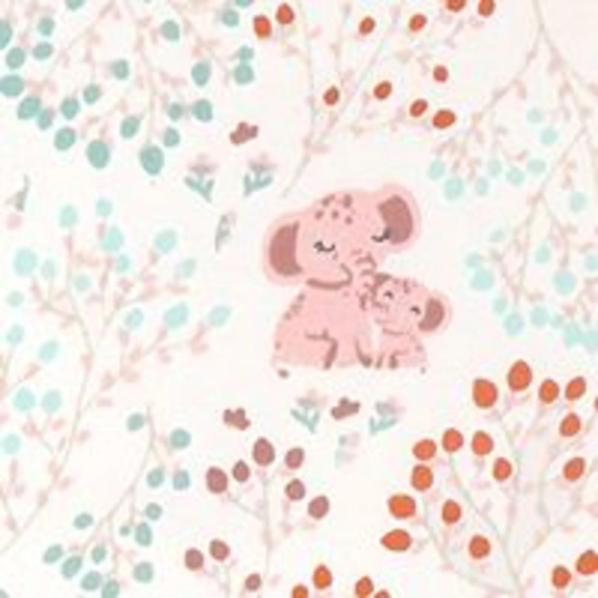 Baby Girl Pink Floral Elephant Cotton Layette Gift Set, Baby Clothes Essentials, 30-Piece